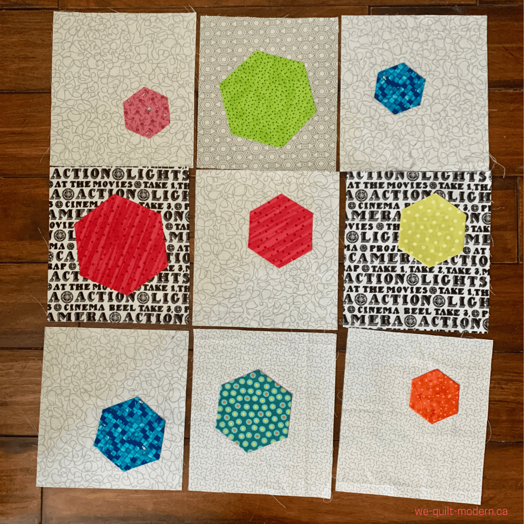 MODERN HEXAGON QUILT BLOCK&nbsp;TUTORIAL